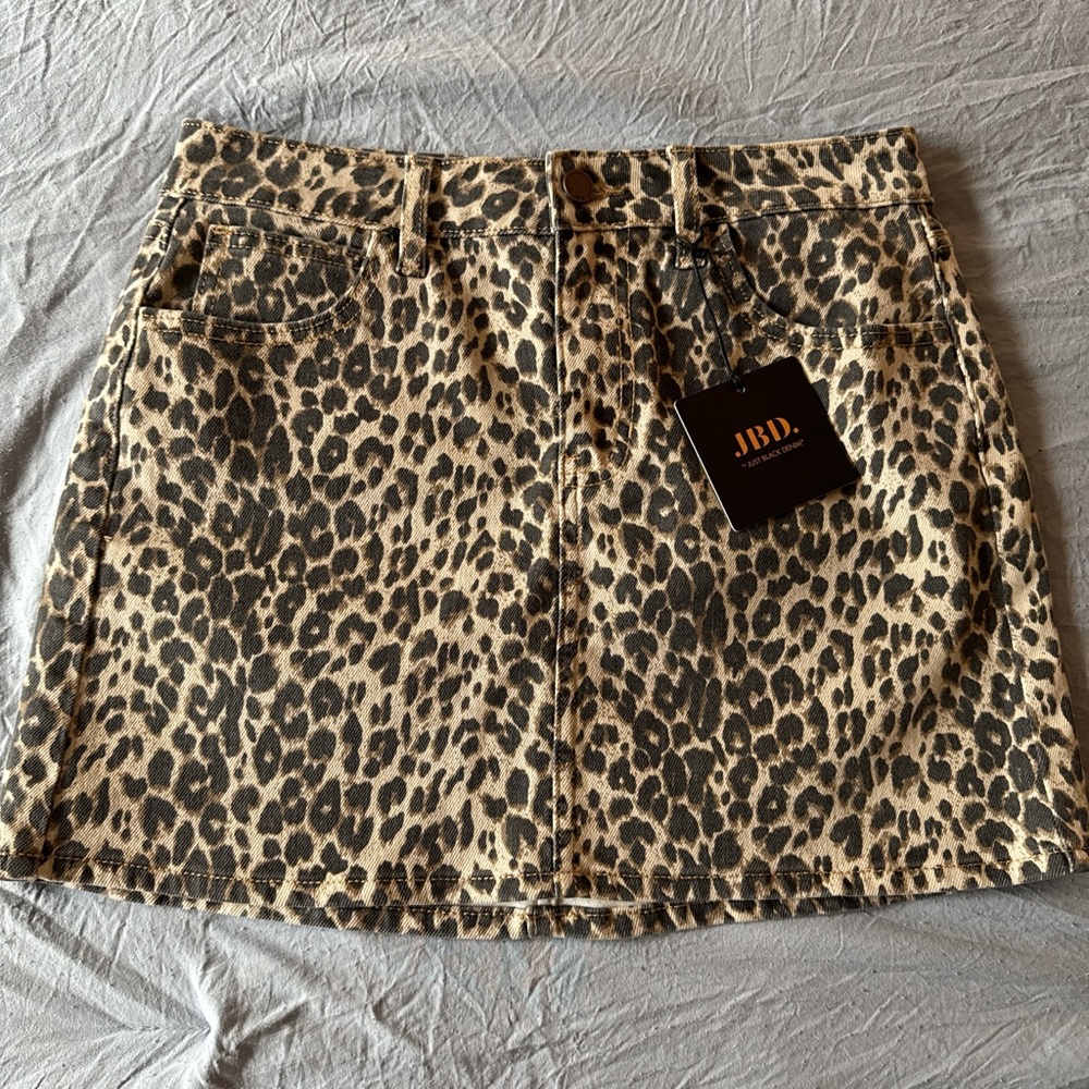 Leopard Print Women's Skirt